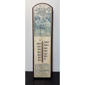 VTG Jello-O Advertising Wall Thermometer 1967 Working Gelatin Temperature Gauge
